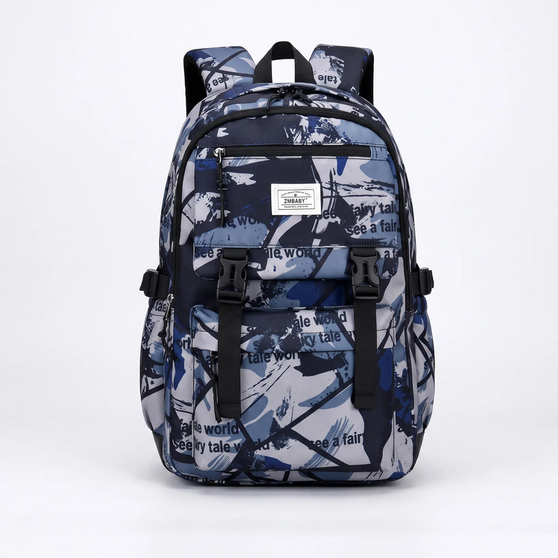 Abstract Print School Rucksack - Scholum