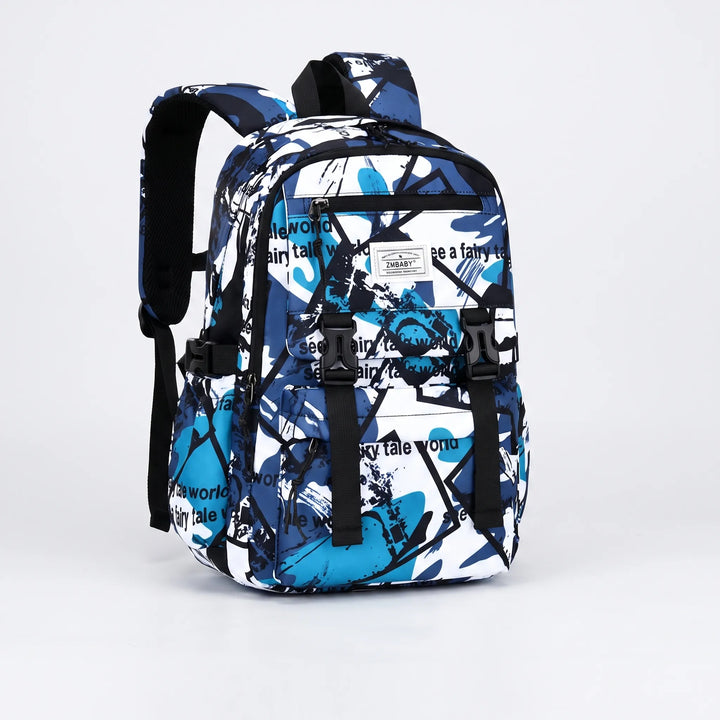 Abstract Print School Rucksack - Scholum