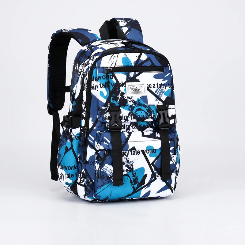Abstract Print School Rucksack - Scholum