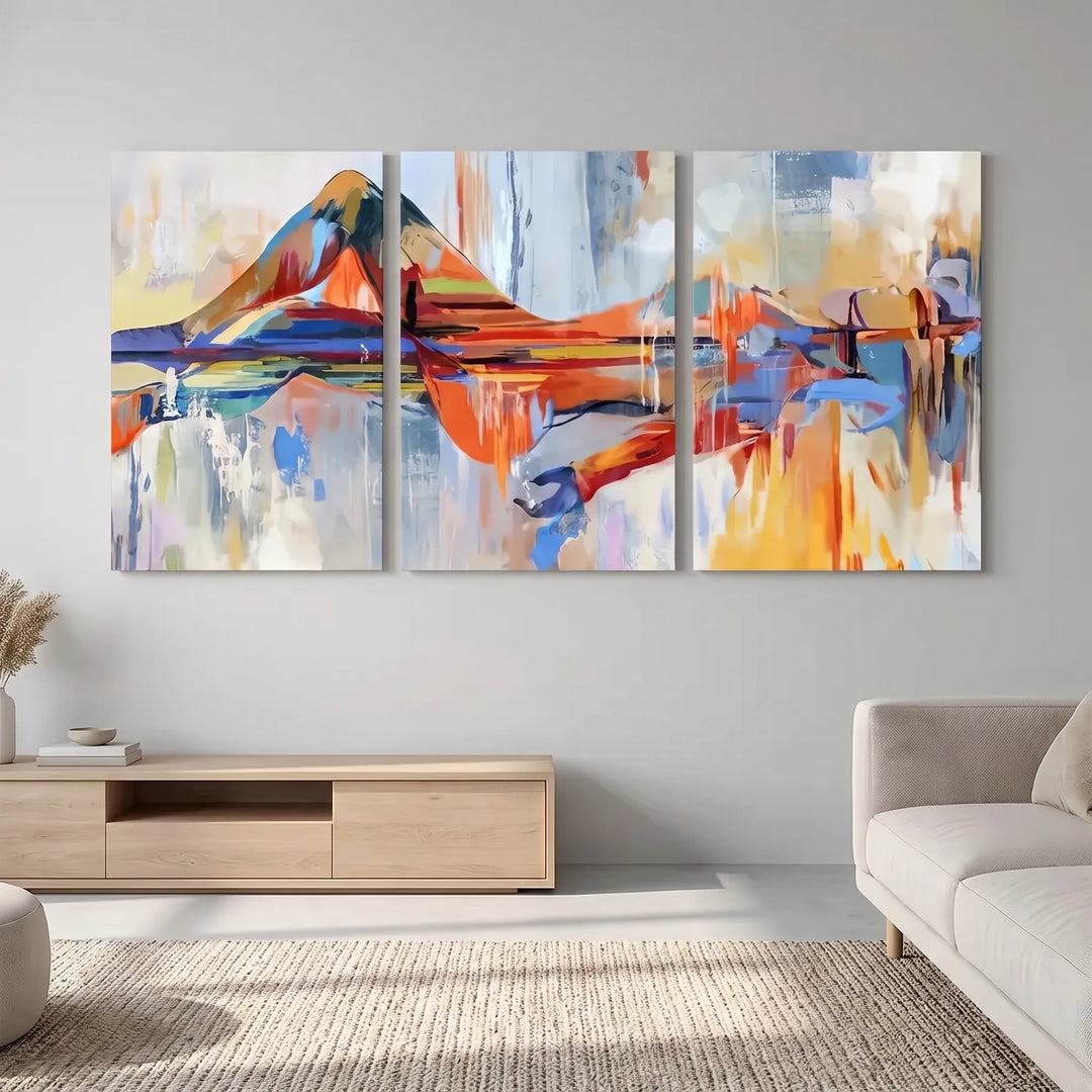 Abstract Three-Piece Wall Art - Chromis