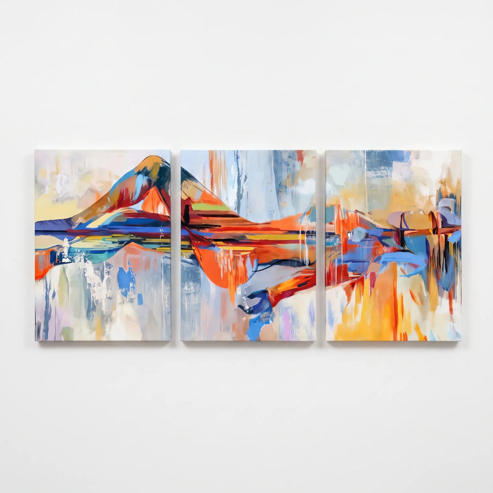 Abstract Three-Piece Wall Art - Chromis