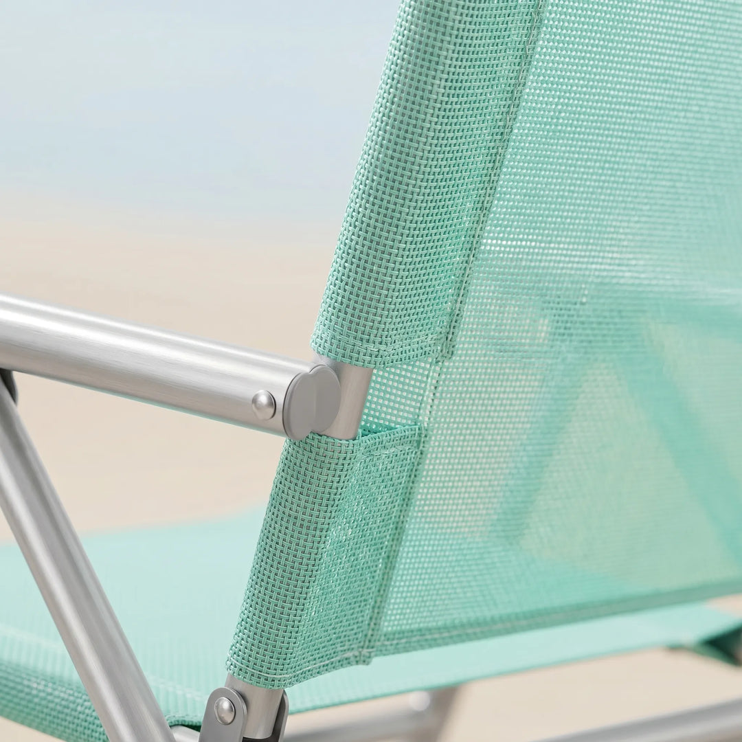 Adjustable Folding Beach Chair - Breezura
