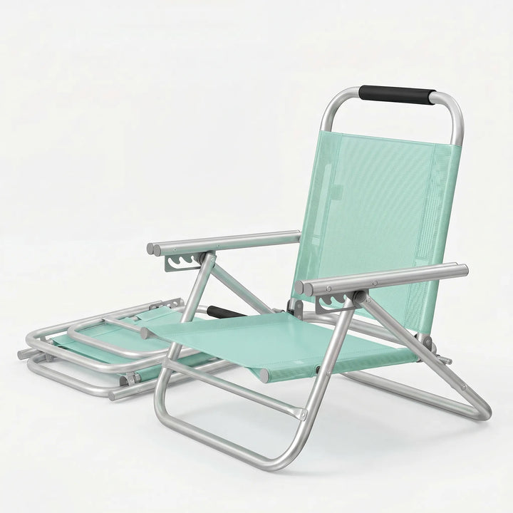 Adjustable Folding Beach Chair - Breezura