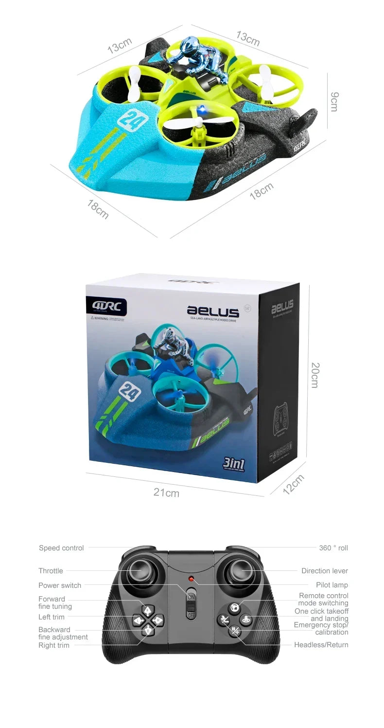 All-Terrain RC Quadcopter Drone - Quadronox