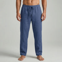Ankle-Length Drawstring Casual Pants - Adam