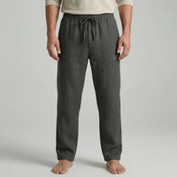 Ankle-Length Drawstring Casual Pants - Adam