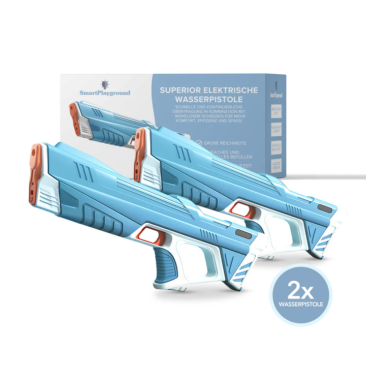 Electric water gun with rechargeable battery – for powerful water jets and long-lasting fun