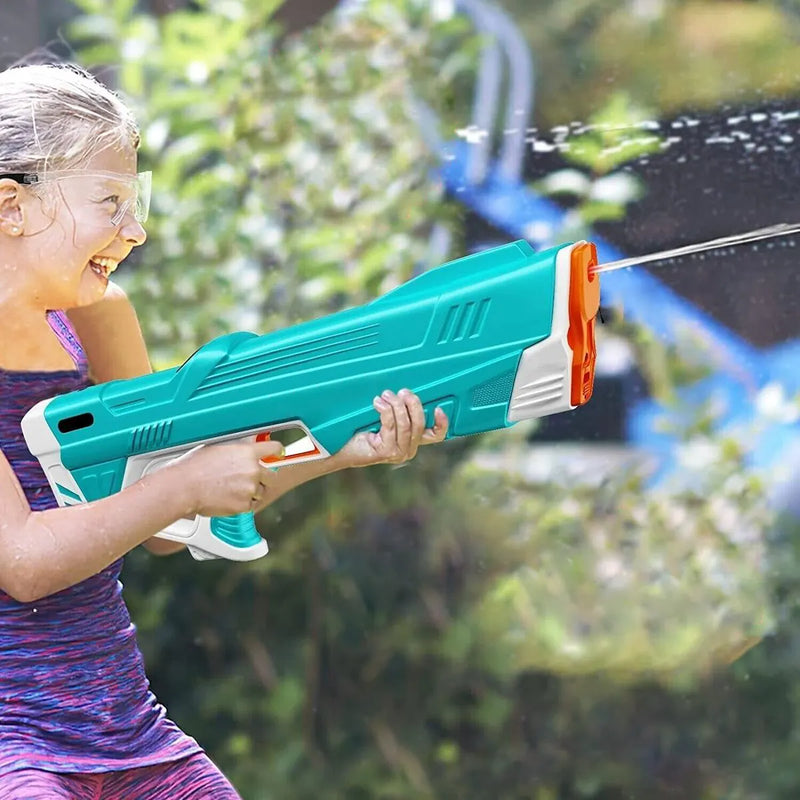 Electric water gun with rechargeable battery – for powerful water jets and long-lasting fun