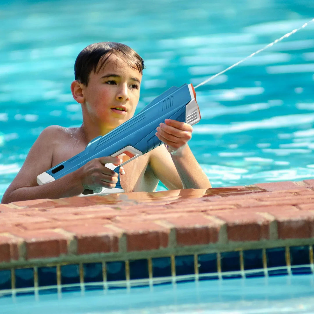 Electric water gun with rechargeable battery – for powerful water jets and long-lasting fun