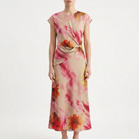 Ärmelloses Midikleid Mit Blumenprint -  Maggie