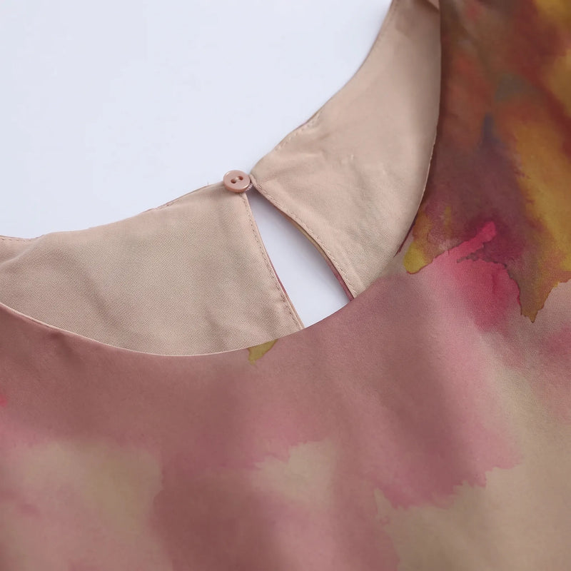 Ärmelloses Midikleid Mit Blumenprint -  Maggie