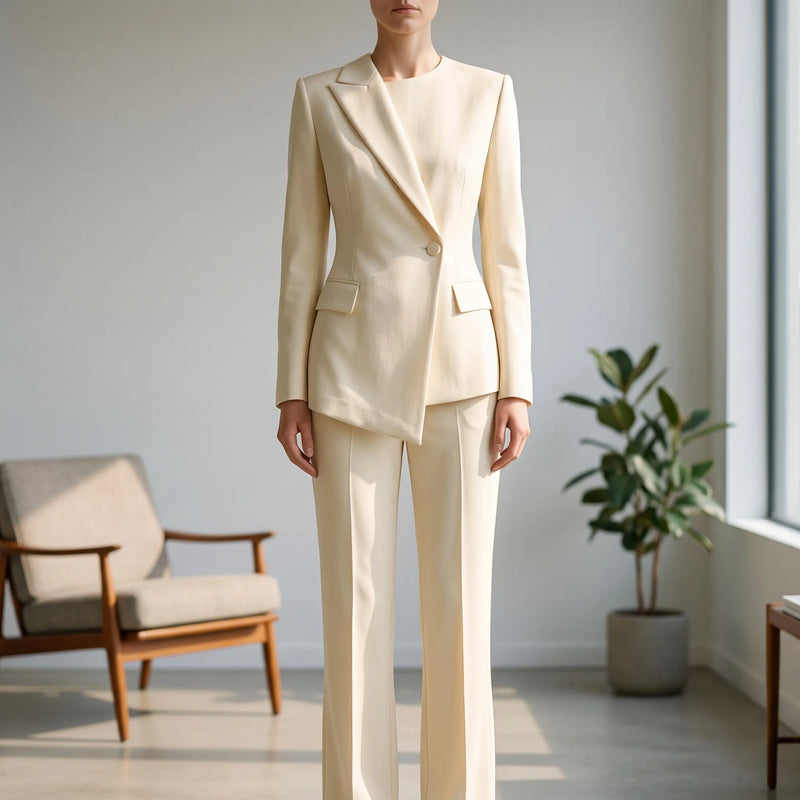 Asymmetrischer Damen Hosenanzug -  Suzanne