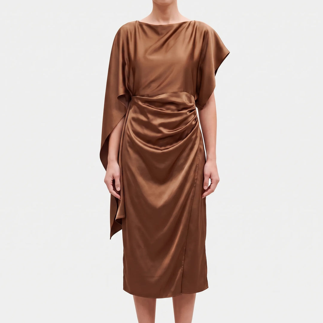 Asymmetrisches Midikleid -  Debra