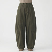 Baggy Barrel-Leg Trousers -  Shelia