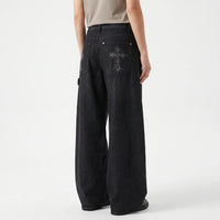 Baggy Wide Leg Trousers -  Jo