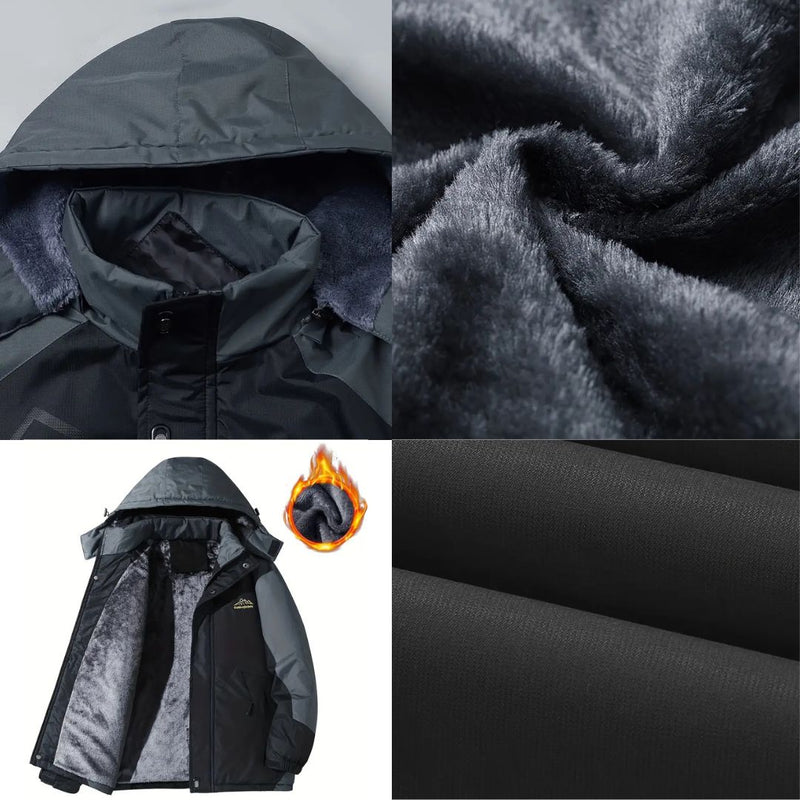 Men's outdoor jacket with hood - Roderik