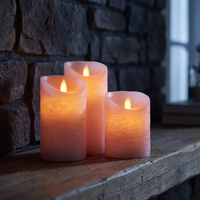 Battery-Operated Pillar Candles - Ignitia