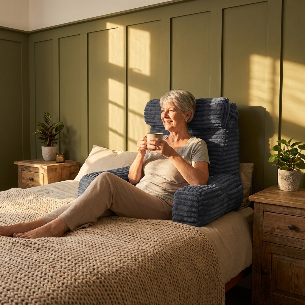 Bed Reading Pillow With Arms - Pollowa