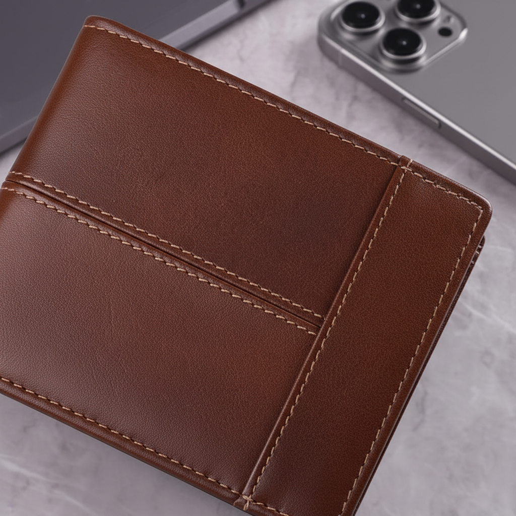 Bifold Męski Portfel - SecureGuard