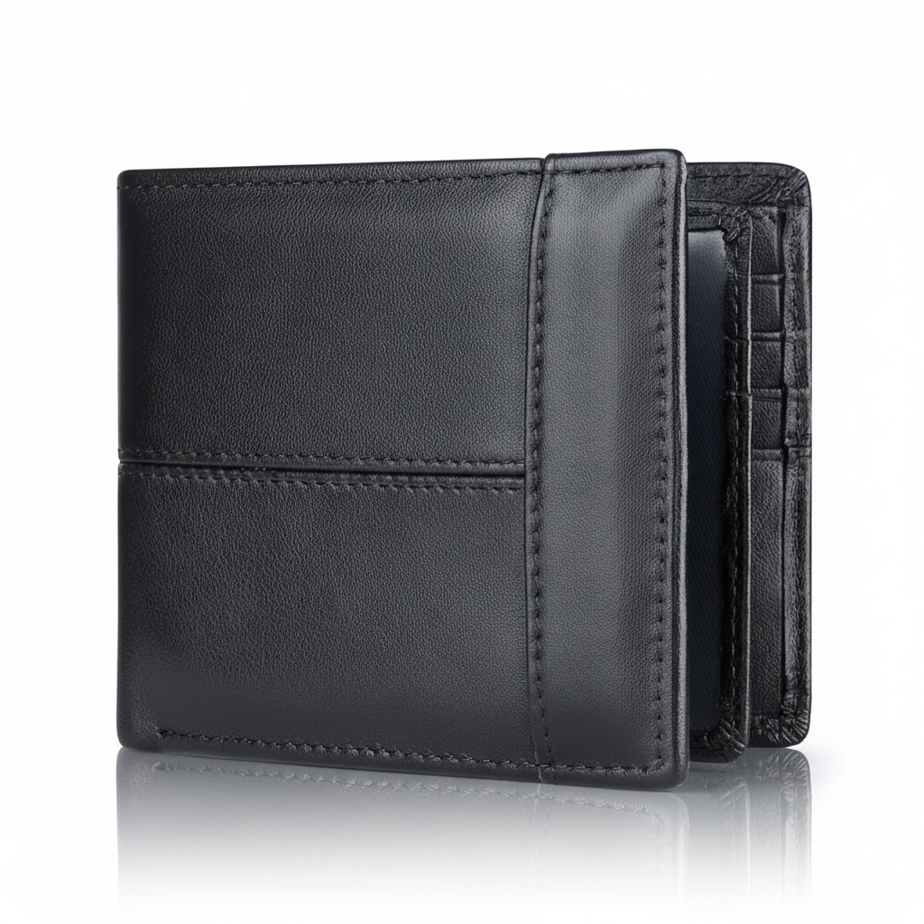 Bifold Męski Portfel - SecureGuard