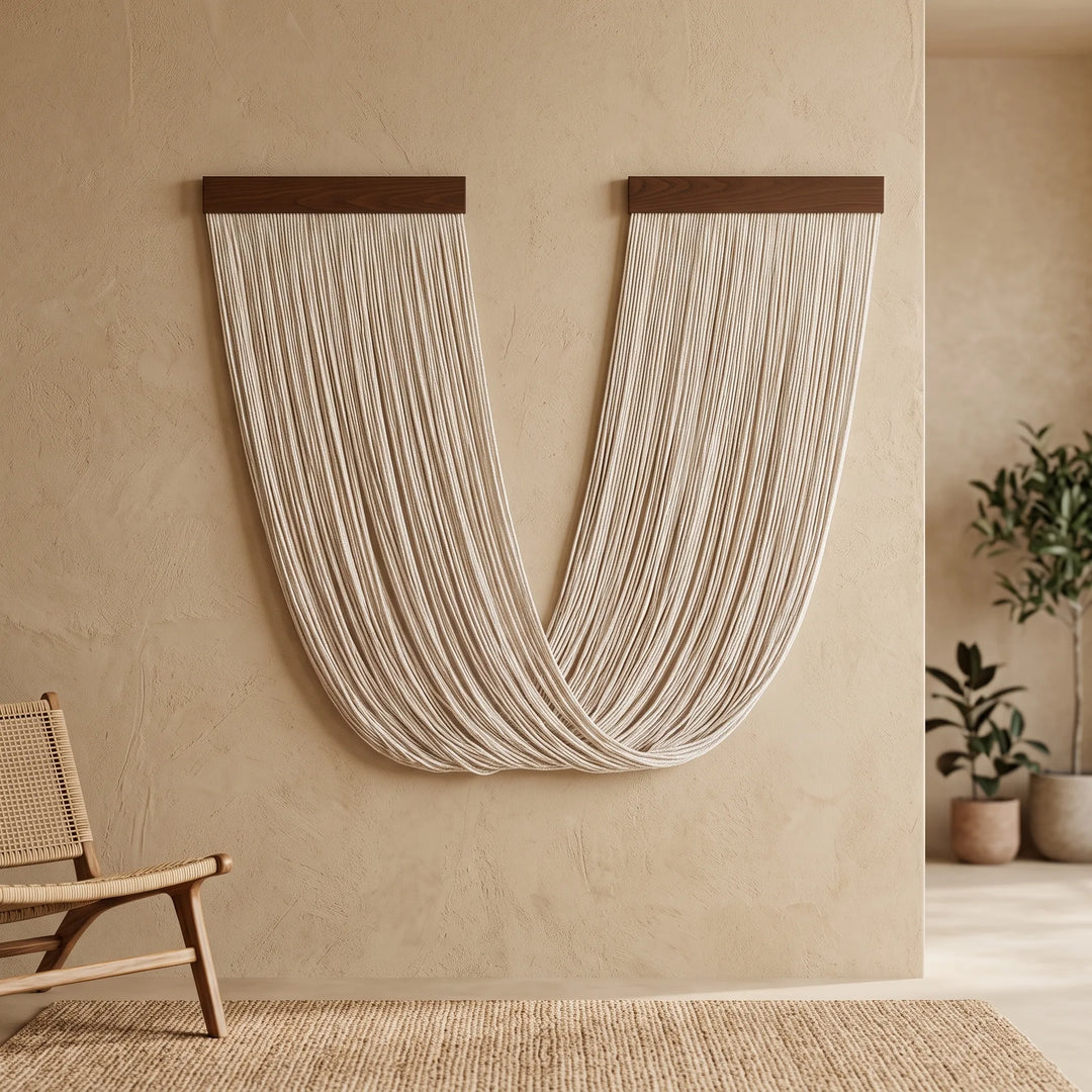 Bohemian Fringed Wall Hanging - Drapeia