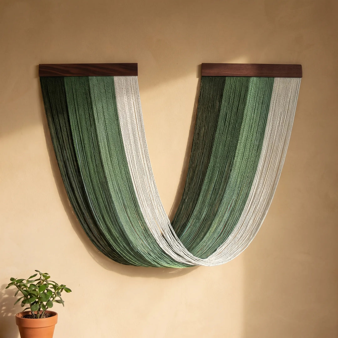 Bohemian Fringed Wall Hanging - Drapeia