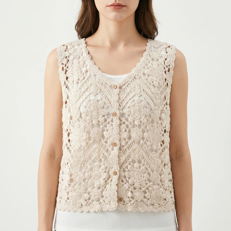 Boho Style Summer Vest -  Jana