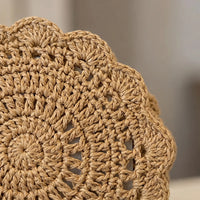 Brown Woven Handbag - Nomiia