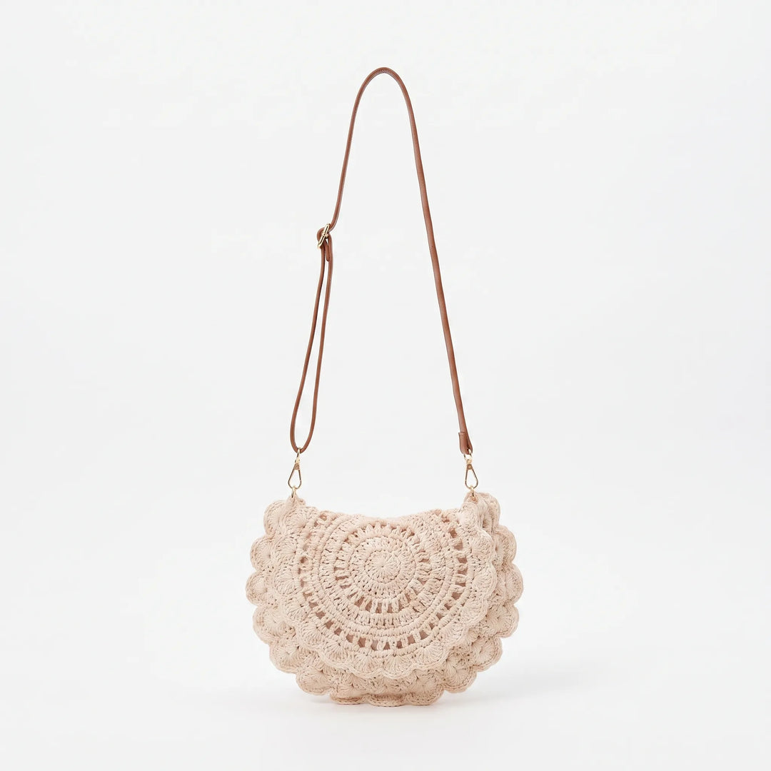 Brown Woven Handbag - Nomiia