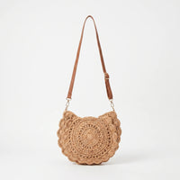 Brown Woven Handbag - Nomiia