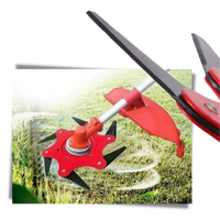 Robust trimmer head with 6 steel blades – TrimmBlade
