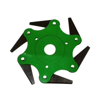 Robust trimmer head with 6 steel blades – TrimmBlade
