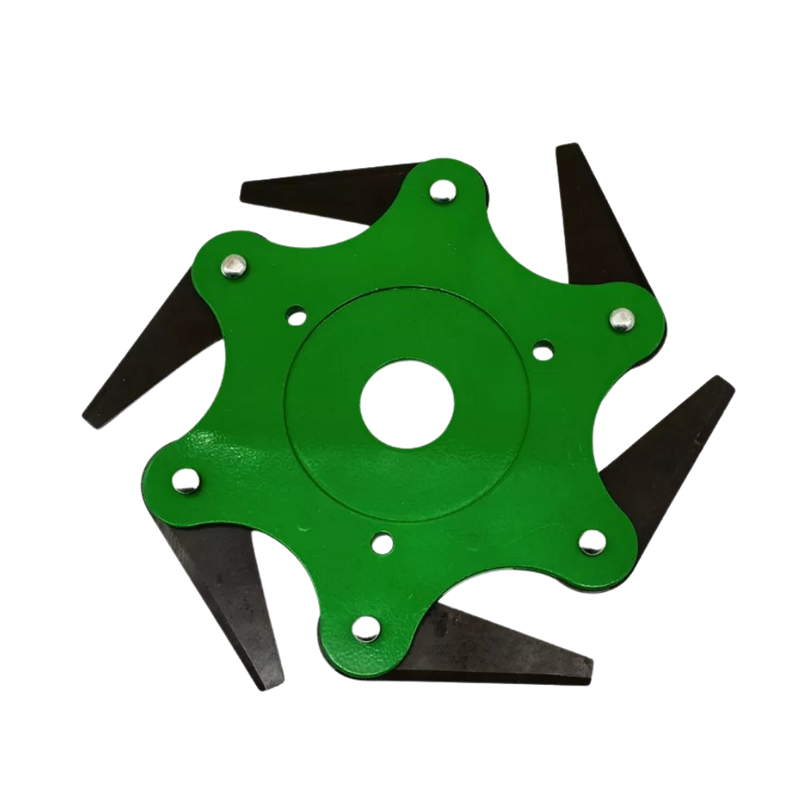 Robust trimmer head with 6 steel blades – TrimmBlade