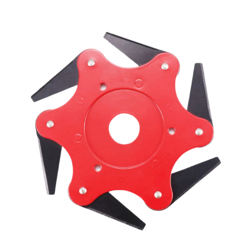 Robust trimmer head with 6 steel blades – TrimmBlade