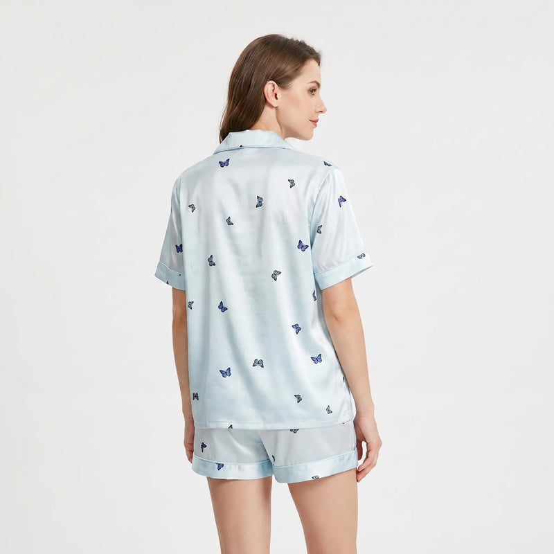 Button-Down Pyjama Short Set - Sheri