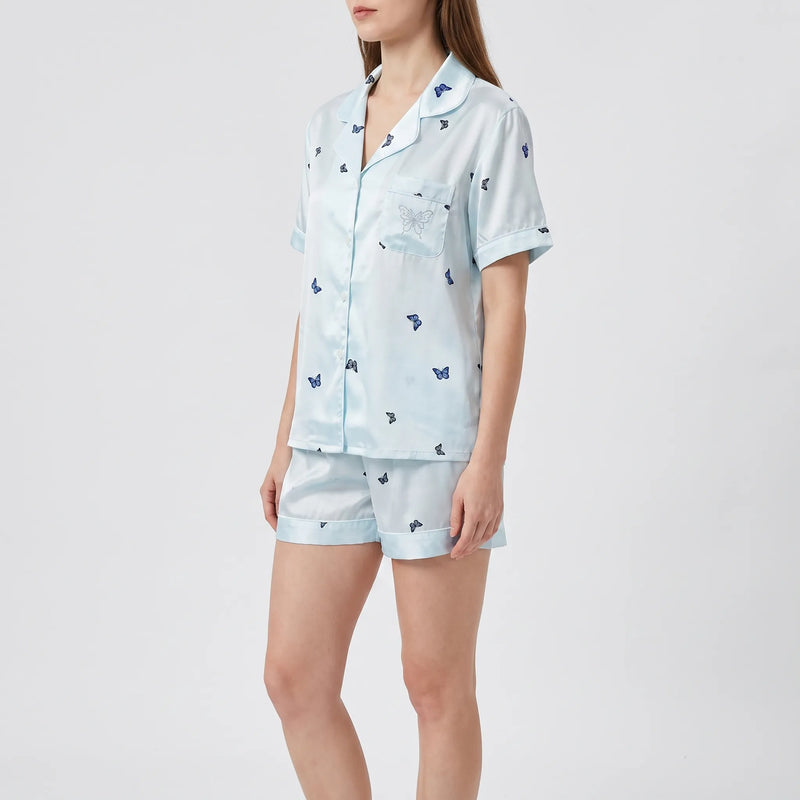 Button-Down Pyjama Short Set - Sheri