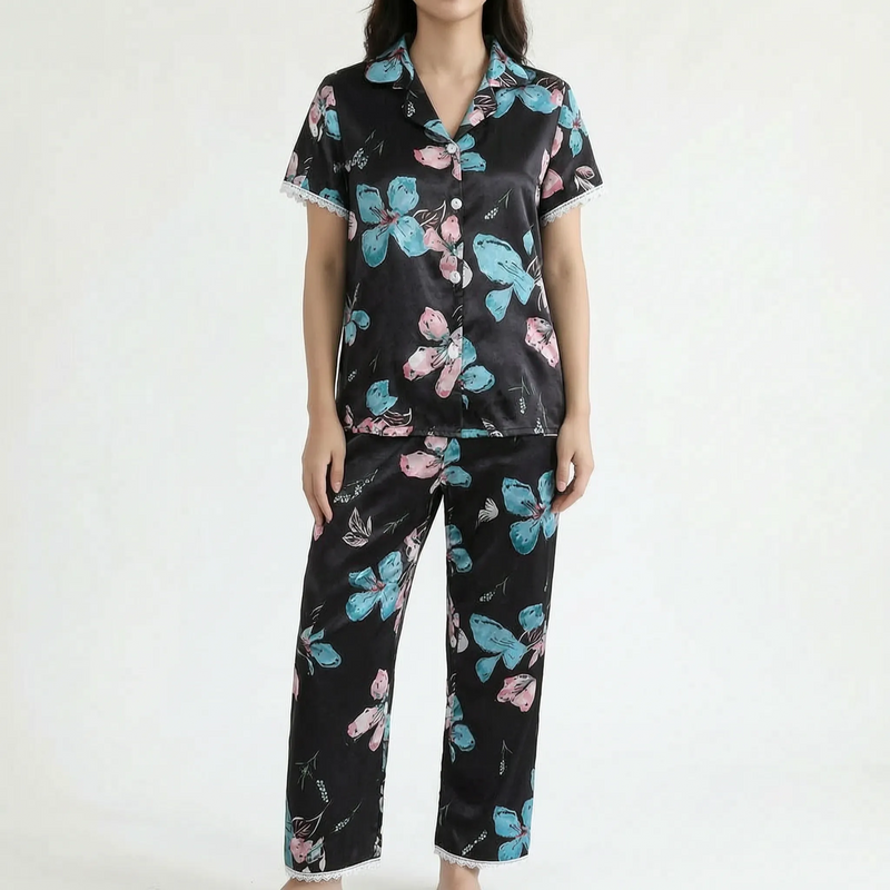 Button Up Pyjama Set - Marguerite