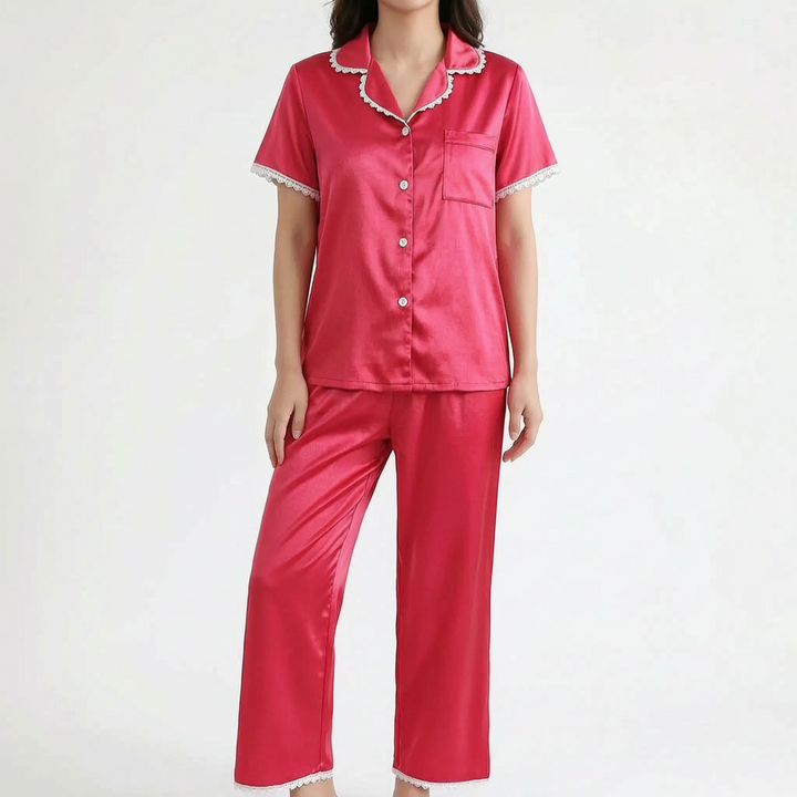 Button Up Pyjama Set - Marguerite