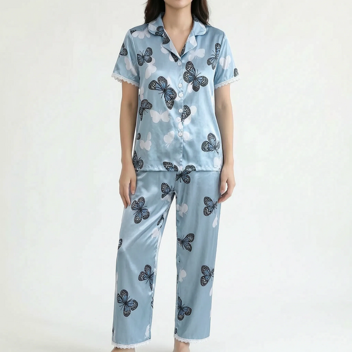 Button Up Pyjama Set - Marguerite