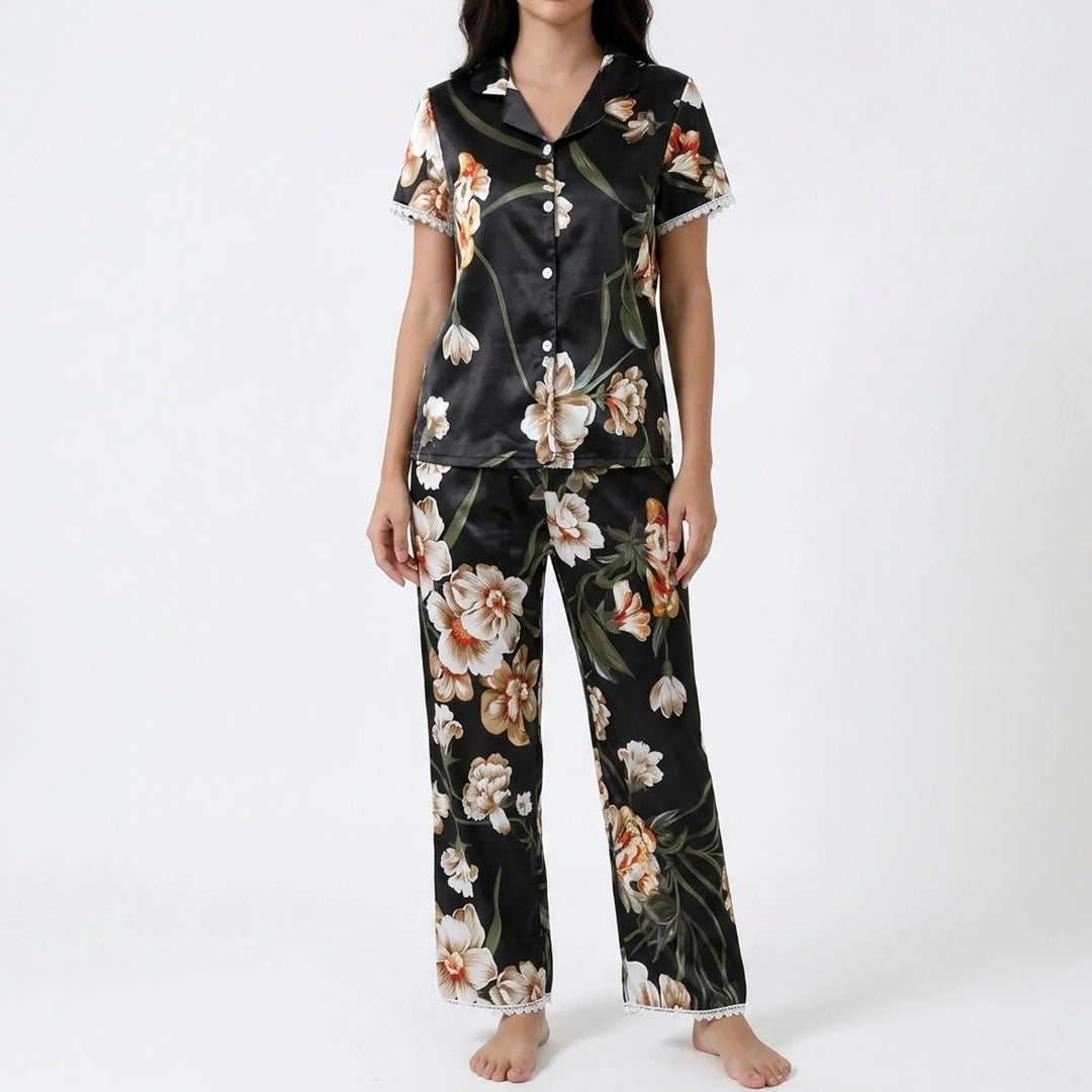 Button Up Pyjama Set - Marguerite