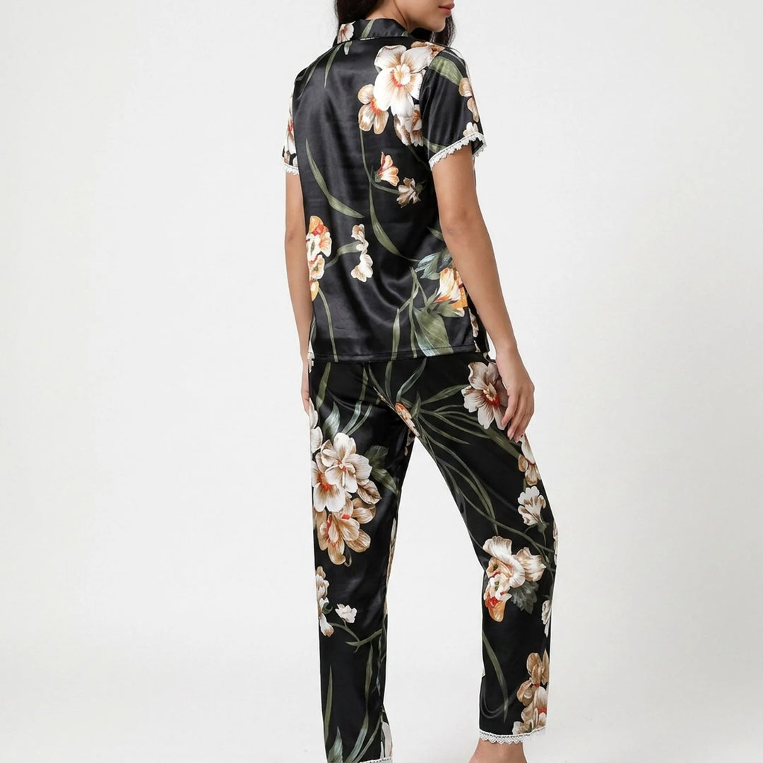 Button Up Pyjama Set - Marguerite
