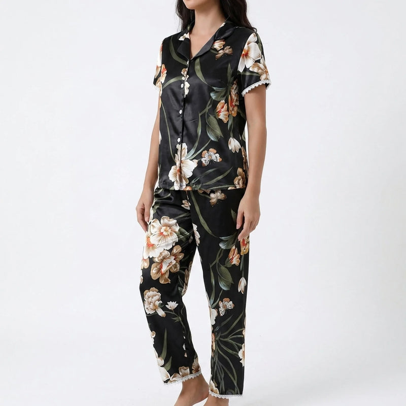 Button Up Pyjama Set - Marguerite