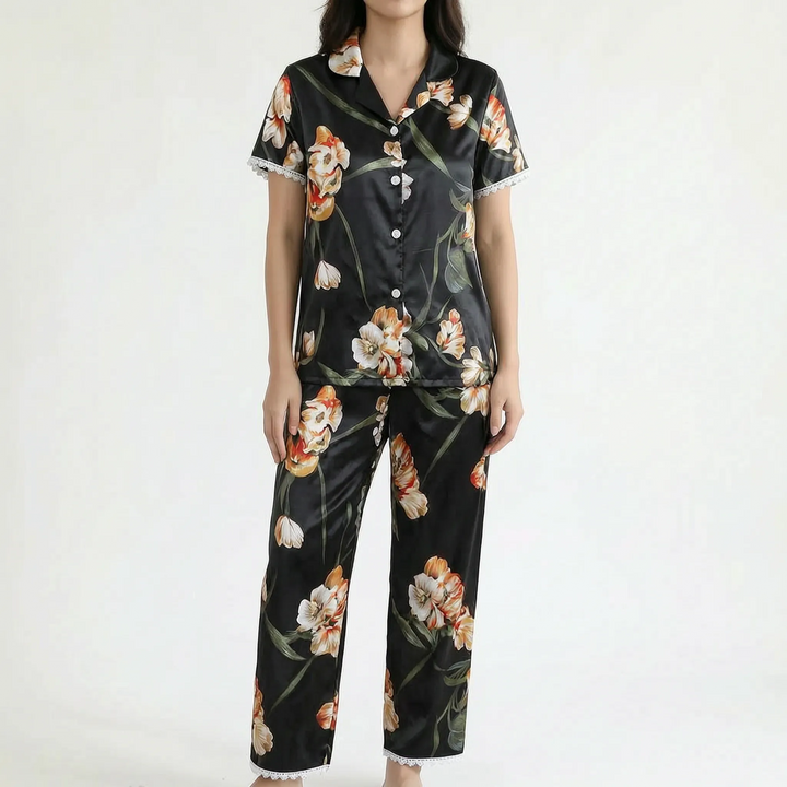 Button Up Pyjama Set - Marguerite