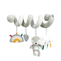 Grasp-and-play spiral with animal motifs for babies – cuddle time