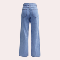 High Waist Baggy Ladies Jeans – Elara