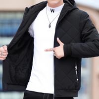 Quilted Men's Jacket with Hood – Dario
