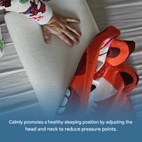 Children's neck pillow with ergonomic support – available in animal designs