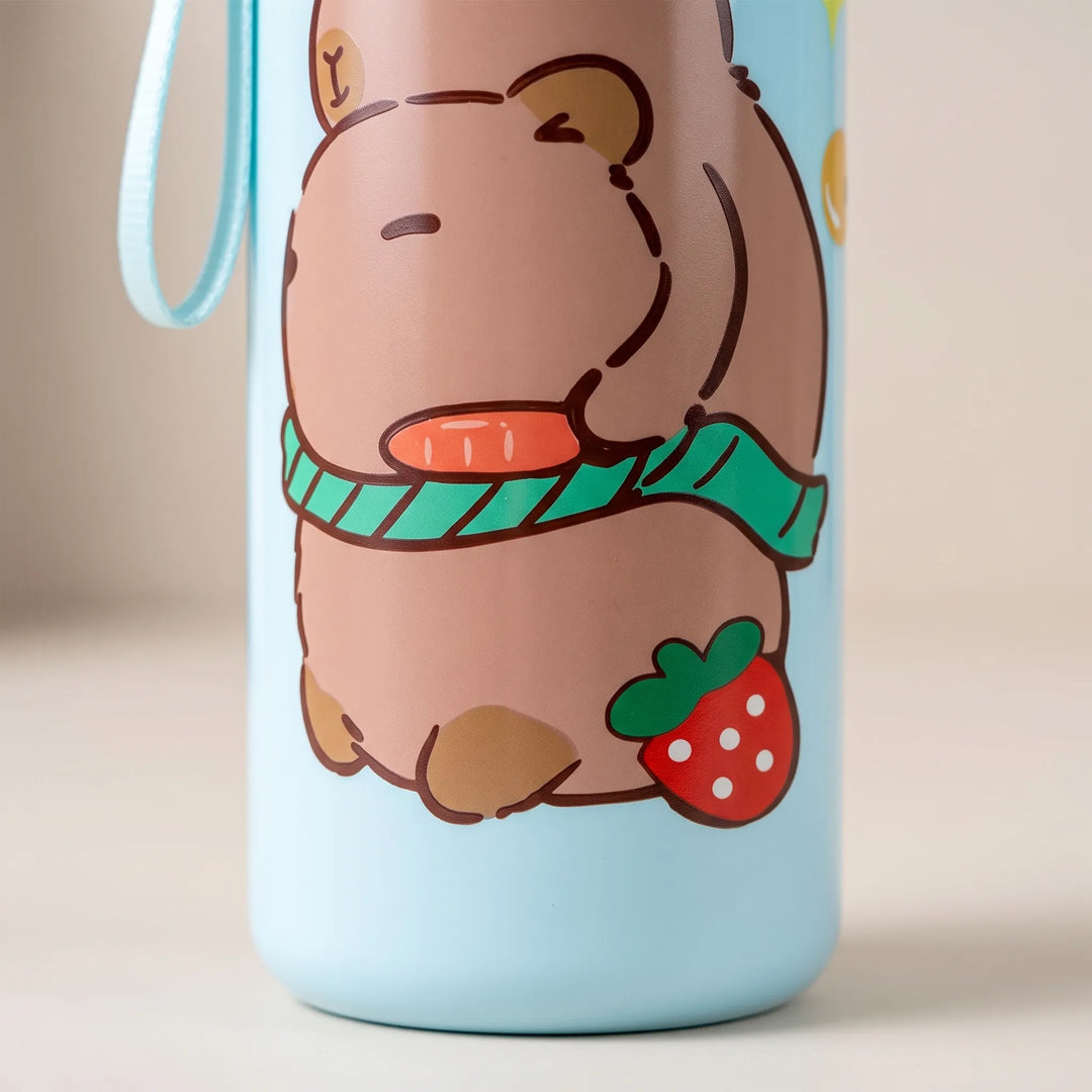 Capybara Printed Children's Water Bottle - Capyflow