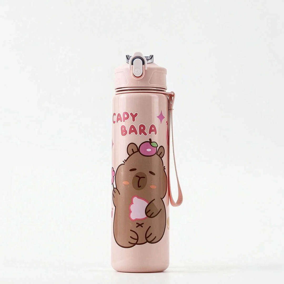 Capybara Printed Children's Water Bottle - Capyflow