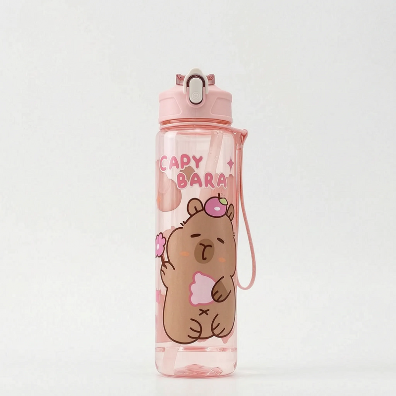 Capybara Printed Children's Water Bottle - Capyflow